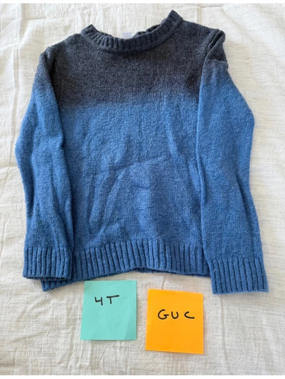 Splendid blue ombre sweater toddler